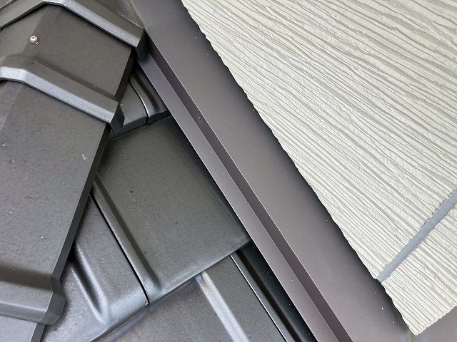 雨押え板金の確認